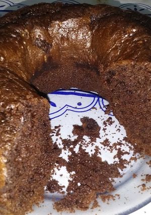 Una foto de Bizcochuelo de chocolate húmedo