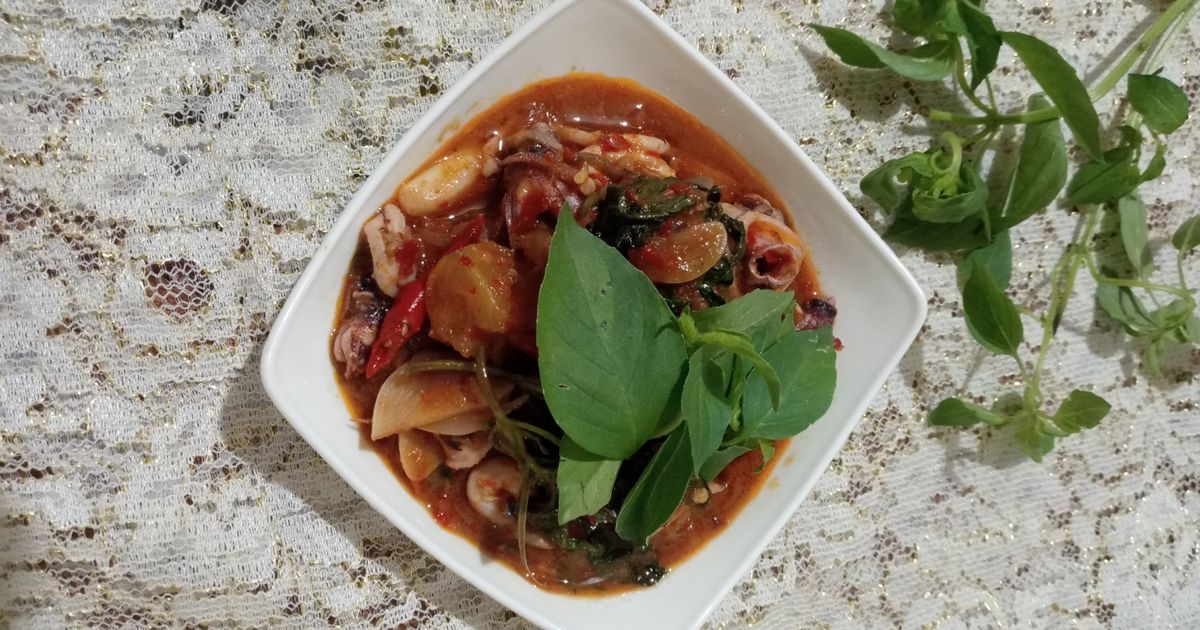 Cumi Pedas Kemangi