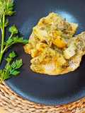 Filetes de merluza 🐟al horno, en salsa verde ☘️🌿 con Mambo