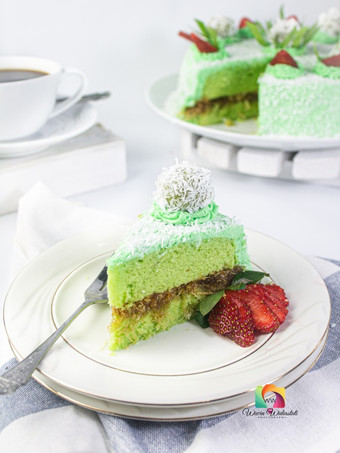 Resep Klepon Cake Kukus Anti Gagal