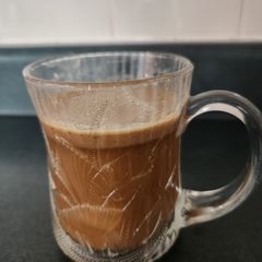 A picture of Toasted Popcorn Latte.