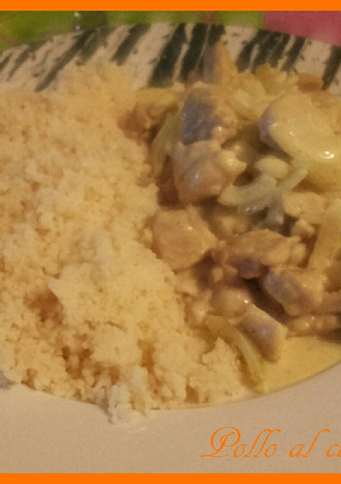 Una foto de Pollo al curry