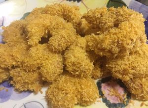 Una foto de Langostinos rebozados en panko