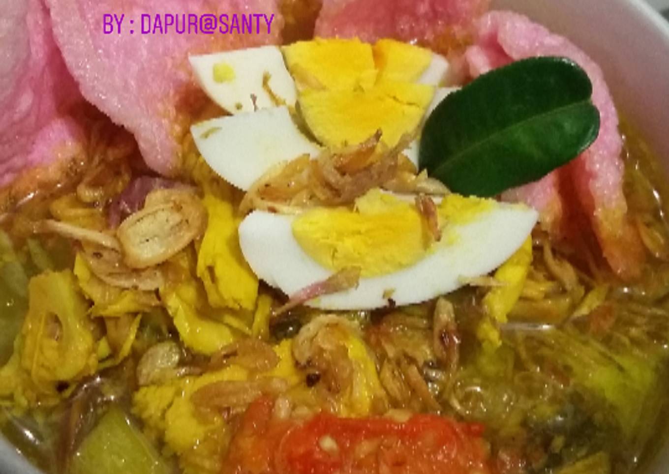 Soto ayam bumbu kuning