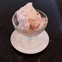 A picture of Fresh Strawberry Whipped Cream.