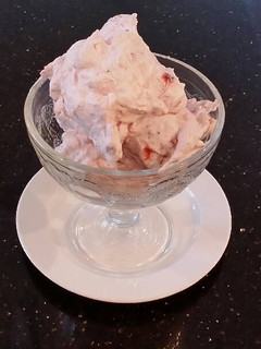 A picture of Fresh Strawberry Whipped Cream.