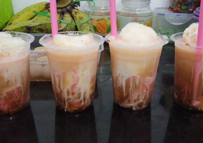 Es Cendol Tape Singkong