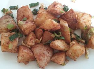 Una foto de Papas salteadas con paprika
