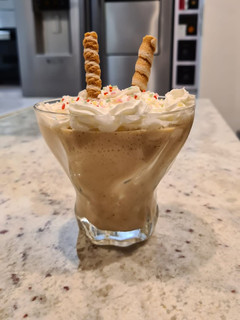 Una foto de Crema de galletas Digestive y caramelo