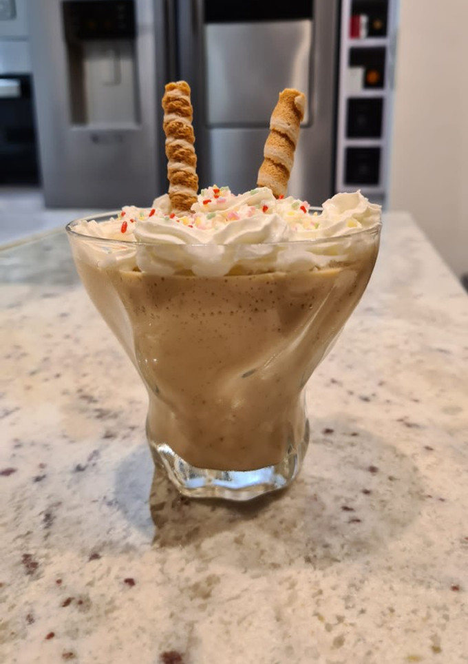 Una foto de Crema de galletas Digestive y caramelo