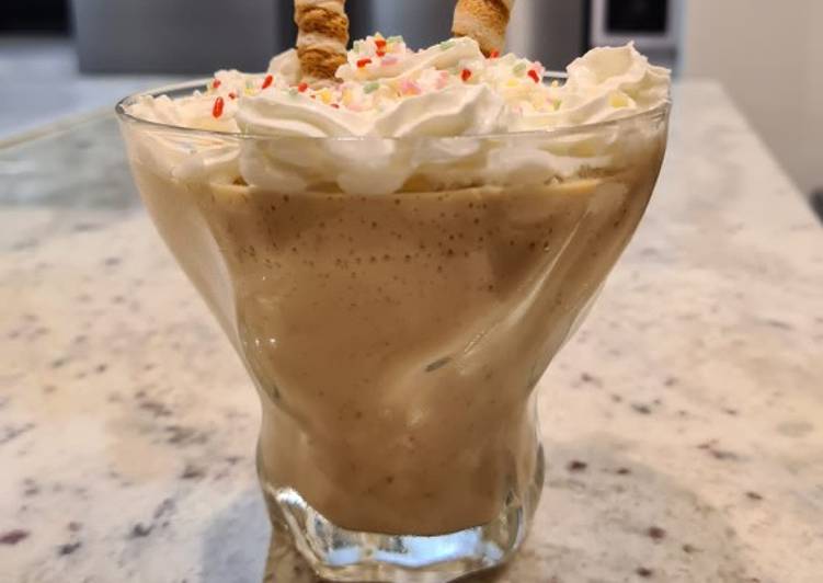 Crema de galletas Digestive y caramelo