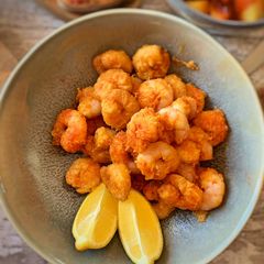 A picture of Gambas a la Romana.