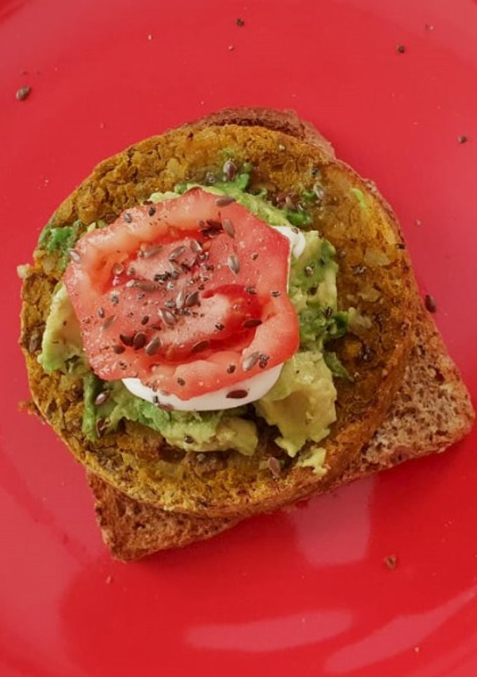 Una foto de Hamburguesa de lentejas y calabaza (vegana)