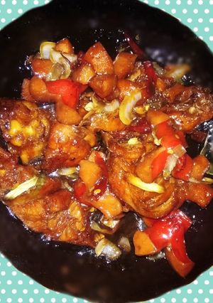 Foto resep Ayam dan Sosis Kecap