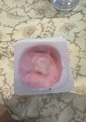 Una foto de Yogur con Trozos de Pera