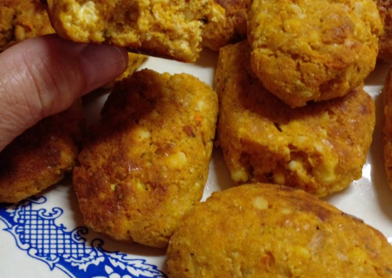 Croquetas de ricotta y zanahorias