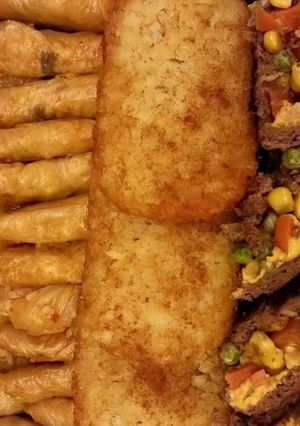 صورة لوصفة رول لحم بالجبن و الخضار