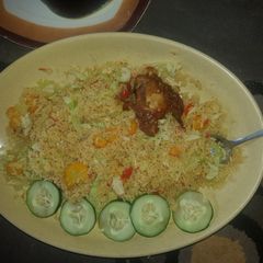 A picture of Vegetable jelouf rice.