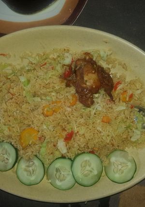 A picture of Vegetable jelouf rice.