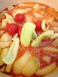 Krumplis 🧄egytál🧅 étel🥬 virslivel🍅 🌶️