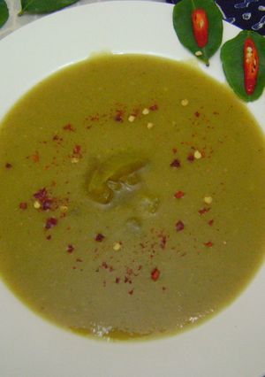A picture of Lemony Bottle Gourd Soup.