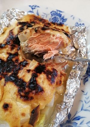 Foto resep Salmon panggang miso mayones super yummy