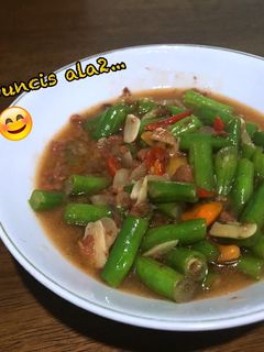 Foto resep Tumis buncis kornet spesial 😋