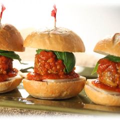 A picture of Meatball Sliders.