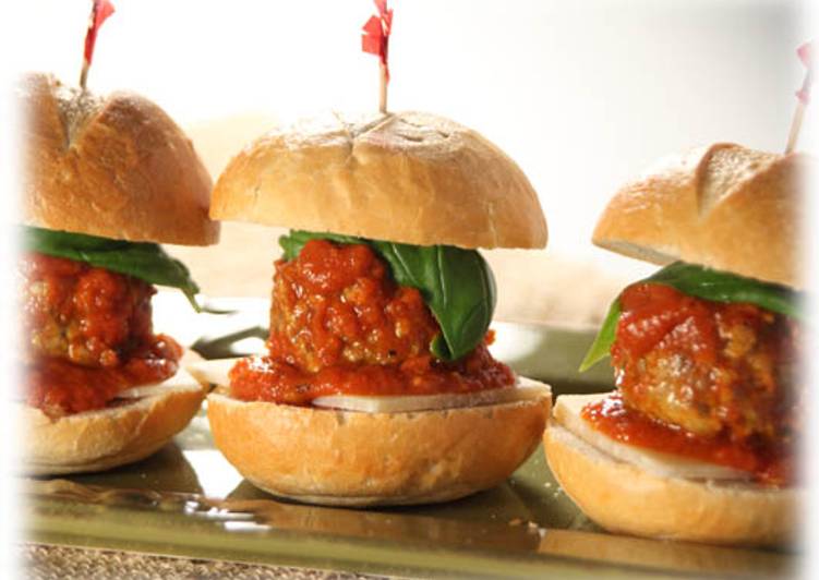 Easiest Way to Prepare Homemade Meatball Sliders