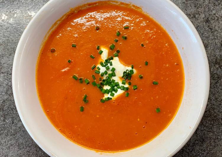 Easiest Way to Make Super Quick Homemade Tomato Soup #MyCookbook