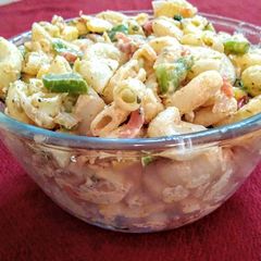 Easy macaroni salad for kids A picture of Easy macaroni salad for kids.