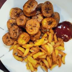 A picture of Irish and plantain.