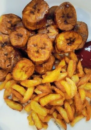 A picture of Irish and plantain.