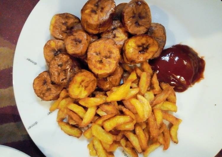 Recipe of Speedy Irish and plantain