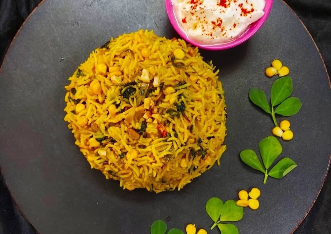Corn Methi Pulao