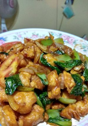 Foto resep Tumis Ayam Sawi