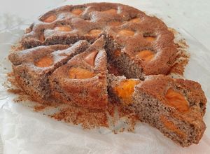 Foto di Torta di grano saraceno con le albicocche