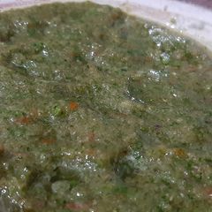 A picture of Coriander chutney.