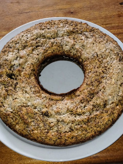 Una foto de Budín de manzana, avena y lino👌