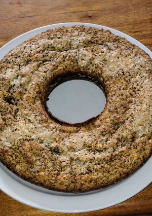 Una foto de Budín de manzana, avena y lino👌