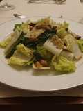 Ensalada tibia de lechuga y espinacas