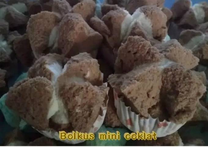 Resep #409. Bolkus Mekar Mini Coklat Anti Gagal
