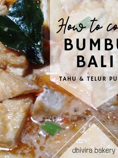 Foto resep Bumbu bali tahu & telur puyuh