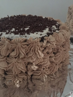 Foto resep Kue ulang tahun (base cake brownis kukus)dgn Frosting sederhana