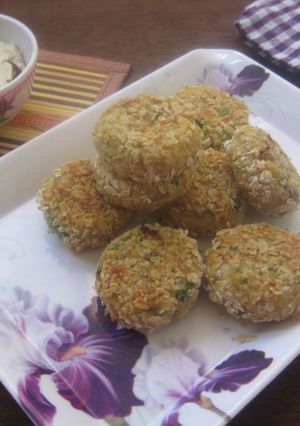 A picture of Oats Tikki.