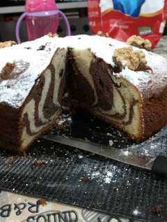 Una foto de Torta marmolada de manteca