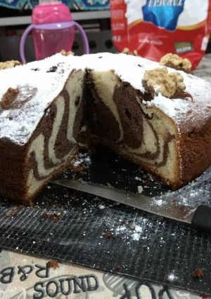Una foto de Torta marmolada de manteca