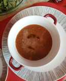 Crema de tomates y apio