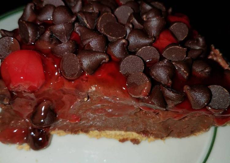 chocolate cheesecake pie recipe main photo