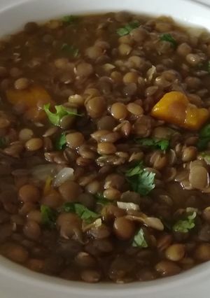 Una foto de Lentejitas con Verduras al Curry